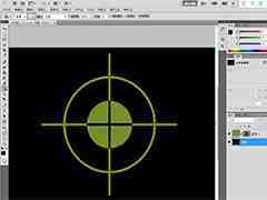 ps怎么快速绘制十字靶标图案? ps瞄准靶图标的画法