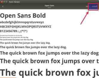 Ubuntu上安装字体的教程