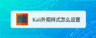 Kali Linux桌面外观样式怎么更换? kali外观优化技巧