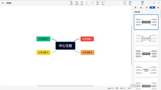 没有试用模式标识的，看右上角